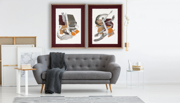 Juno I & II - Paper Painting by NOVOCUADRO ART COMPANY - view 3
